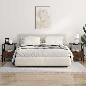 Armadio da Notte Rovere marrone 41.5 x 40.5 x 55 cm 859558