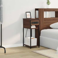 vidaXL Armadio da Notte Rovere marrone 41 x 28 x 76 cm