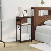 vidaXL Armadio da Notte Rovere marrone 41 x 28 x 76 cm