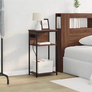 vidaXL Armadio da Notte Rovere marrone 41 x 28 x 76 cm