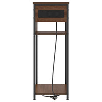 vidaXL Armadio da Notte Rovere marrone 41 x 28 x 76 cm