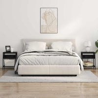 vidaXL Armadio da Notte Rovere nero 38 x 30 x 48 cm Legno multistrato