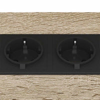 vidaXL Armadio da Notte rovere sonoma 38 x 30 x 48 cm