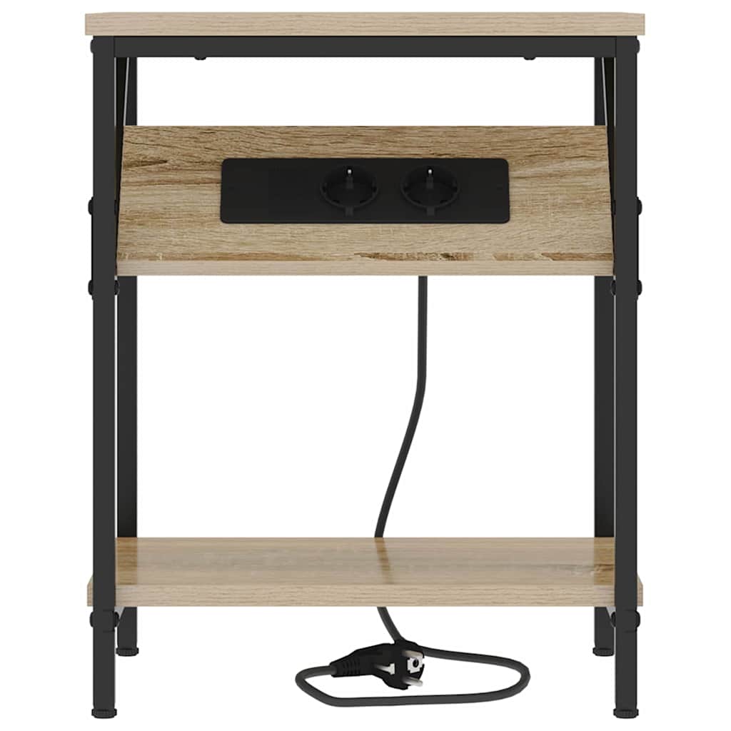 vidaXL Armadio da Notte rovere sonoma 38 x 30 x 48 cm