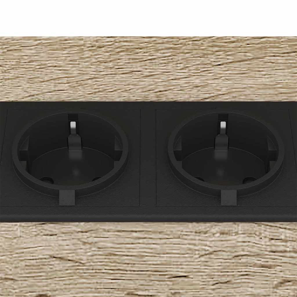 vidaXL Mobiletti da Notte 2 pcs rovere sonoma 38 x 30 x 48 cm