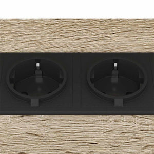 vidaXL Mobiletti da Notte 2 pcs rovere sonoma 38 x 30 x 48 cm