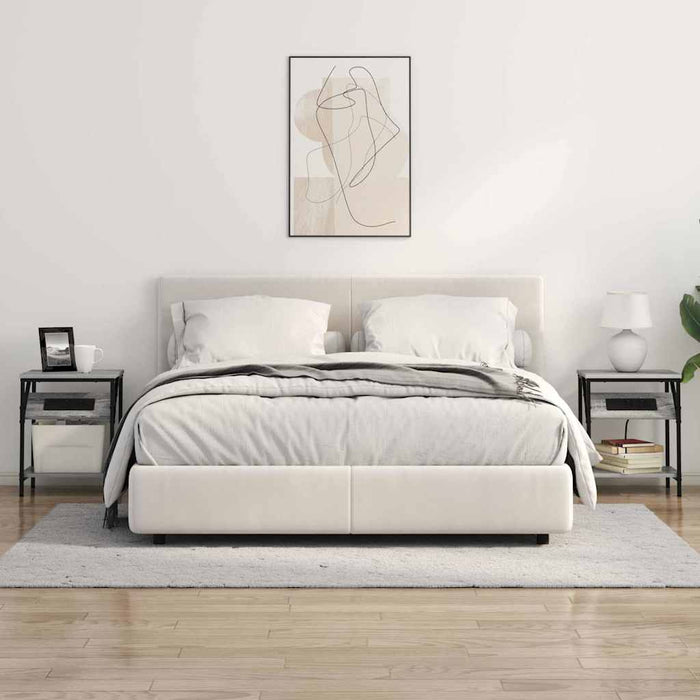 vidaXL Armadio da Notte Grigio sonoma 38 x 30 x 48 cm