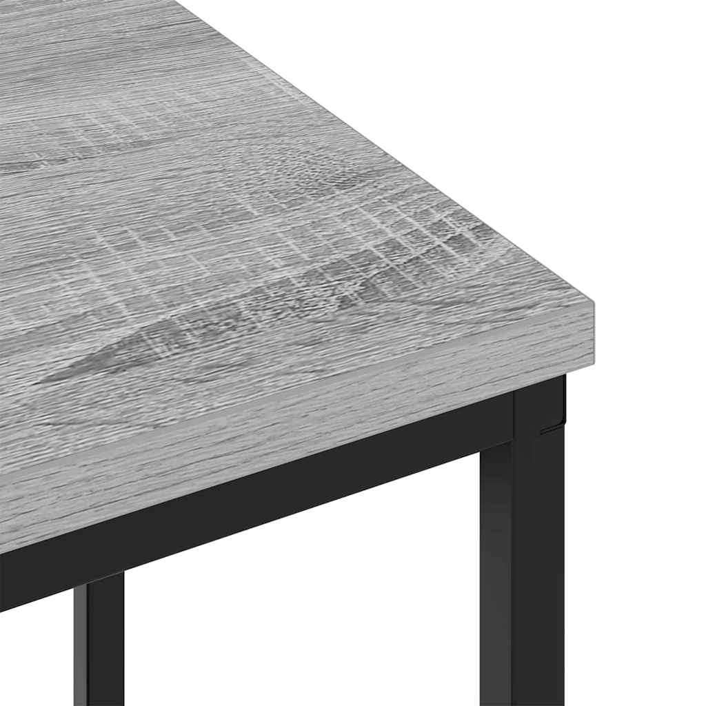 vidaXL Mobiletti da Notte 2 pcs Grigio sonoma 38 x 30 x 48 cm