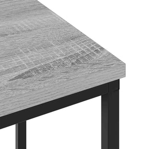 vidaXL Mobiletti da Notte 2 pcs Grigio sonoma 38 x 30 x 48 cm