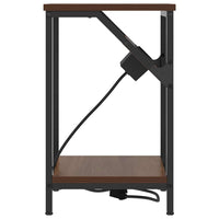 vidaXL Armadio da Notte Rovere marrone 38 x 30 x 48 cm