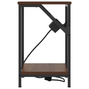 vidaXL Armadio da Notte Rovere marrone 38 x 30 x 48 cm