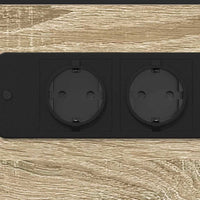 vidaXL Comodino rovere sonoma 41.5 x 26 x 60.5 cm Legno multistrato