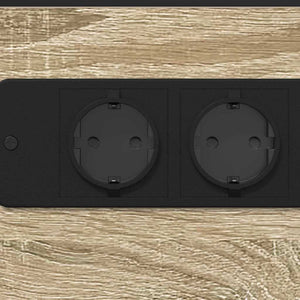 vidaXL Comodino rovere sonoma 41.5 x 26 x 60.5 cm Legno multistrato