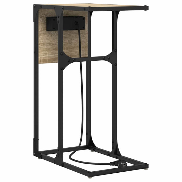 vidaXL Comodino rovere sonoma 41.5 x 26 x 60.5 cm Legno multistrato