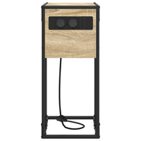 vidaXL Comodino rovere sonoma 41.5 x 26 x 60.5 cm Legno multistrato