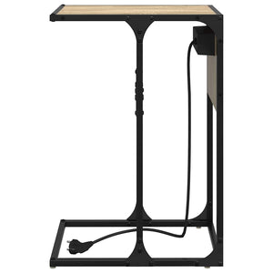 vidaXL Comodino rovere sonoma 41.5 x 26 x 60.5 cm Legno multistrato