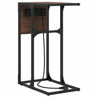 vidaXL Comodino Rovere marrone 41.5 x 26 x 60.5 cm Legno multistrato