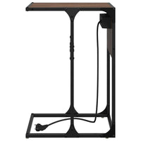 vidaXL Comodino Rovere marrone 41.5 x 26 x 60.5 cm Legno multistrato