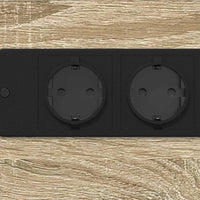 vidaXL Armadio da Notte con cassetto rovere sonoma 41.5 x 26 x 60.5 cm