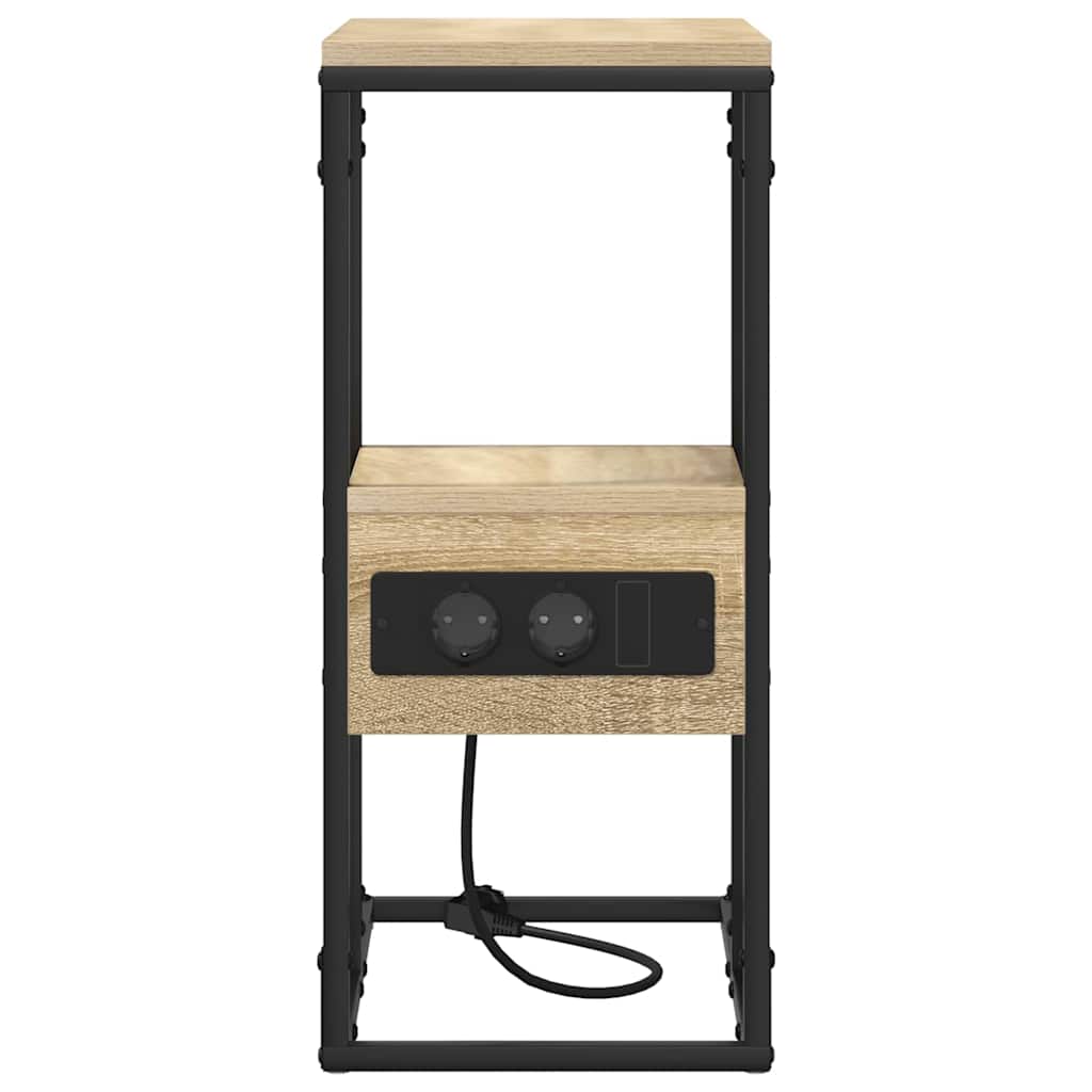 vidaXL Armadio da Notte con cassetto rovere sonoma 41.5 x 26 x 60.5 cm