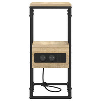 vidaXL Armadio da Notte con cassetto rovere sonoma 41.5 x 26 x 60.5 cm