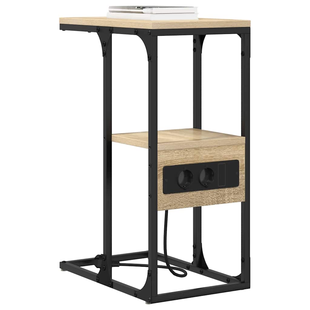 vidaXL Armadio da Notte con cassetto rovere sonoma 41.5 x 26 x 60.5 cm