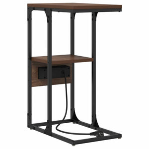 vidaXL Armadio da Notte Rovere marrone 41.5 x 26 x 60.5 cm