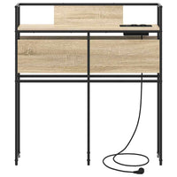 vidaXL Testata contenitore rovere sonoma 90 cm Legno multistrato