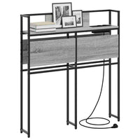 vidaXL Testata contenitore Grigio sonoma 100 cm Legno multistrato