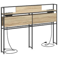 vidaXL Testata contenitore rovere sonoma 135 cm Legno multistrato