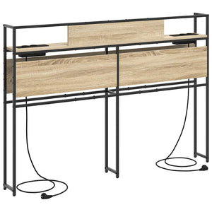 vidaXL Testata contenitore rovere sonoma 135 cm Legno multistrato