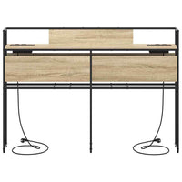 vidaXL Testata contenitore rovere sonoma 135 cm Legno multistrato