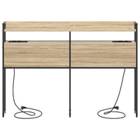 vidaXL Testata contenitore rovere sonoma 120 cm Legno multistrato