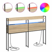 vidaXL Testata contenitore rovere sonoma 120 cm Legno multistrato