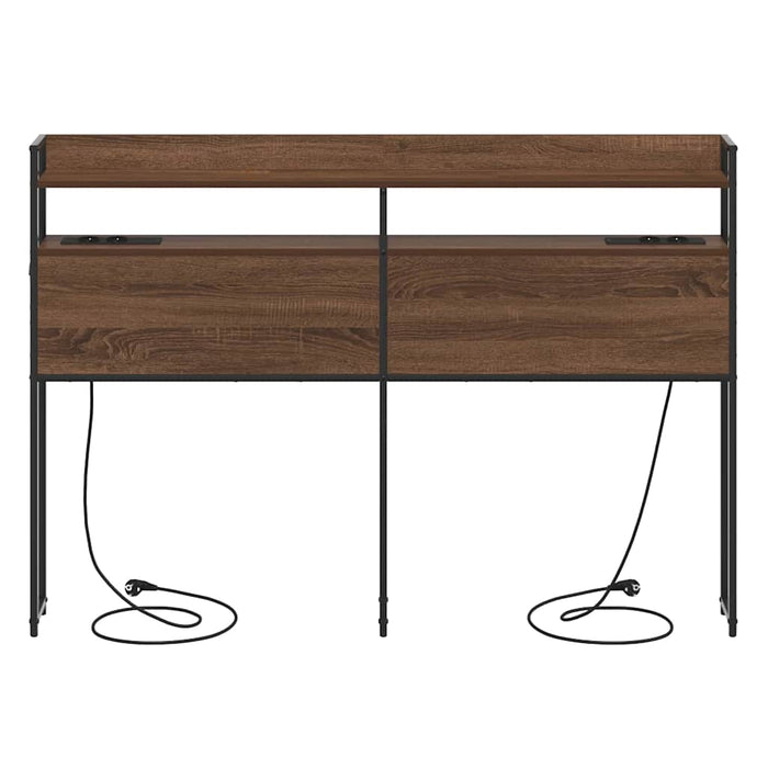 Testiera-Testata-Testiera Decorativa Rovere marrone 140 cm Legno multistrato 842383