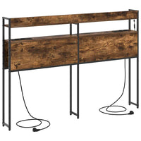 vidaXL Testata contenitore Rovere fumo 150 cm Legno multistrato