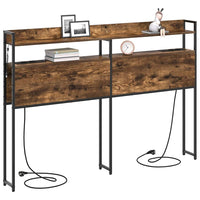 vidaXL Testata contenitore Rovere fumo 150 cm Legno multistrato