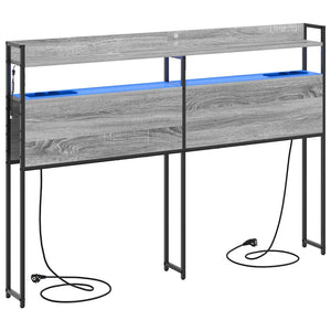 vidaXL Testata contenitore Grigio sonoma 160 cm Legno multistrato