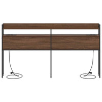 Testiera-Testata-Testiera Decorativa Rovere marrone 180 cm Legno multistrato 740134