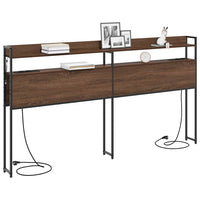 Testiera-Testata-Testiera Decorativa Rovere marrone 180 cm Legno multistrato 740134