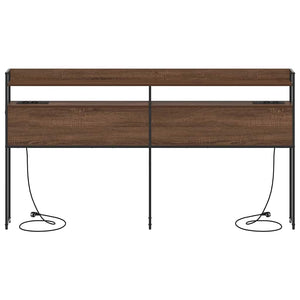 Testiera-Testata-Testiera Decorativa Rovere marrone 200 cm Legno multistrato 748902