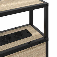 vidaXL Testata contenitore rovere sonoma 80 cm Legno multistrato