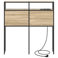 vidaXL Testata contenitore rovere sonoma 90 cm Legno multistrato