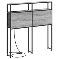 vidaXL Testata contenitore Grigio sonoma 100 cm Legno multistrato