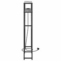 vidaXL Testata contenitore Grigio sonoma 100 cm Legno multistrato