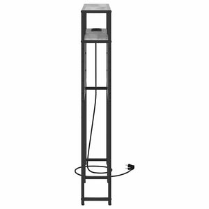 vidaXL Testata contenitore Grigio sonoma 100 cm Legno multistrato