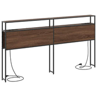 vidaXL Testata contenitore Rovere marrone 180 cm Legno multistrato