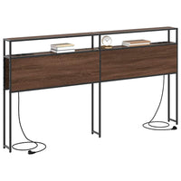 vidaXL Testata contenitore Rovere marrone 180 cm Legno multistrato