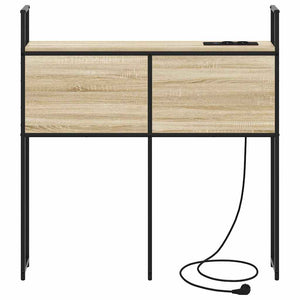 vidaXL Testata contenitore rovere sonoma 100 cm Legno multistrato