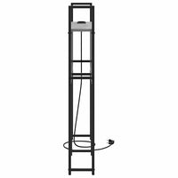 vidaXL Testata contenitore Grigio sonoma 100 cm Legno multistrato